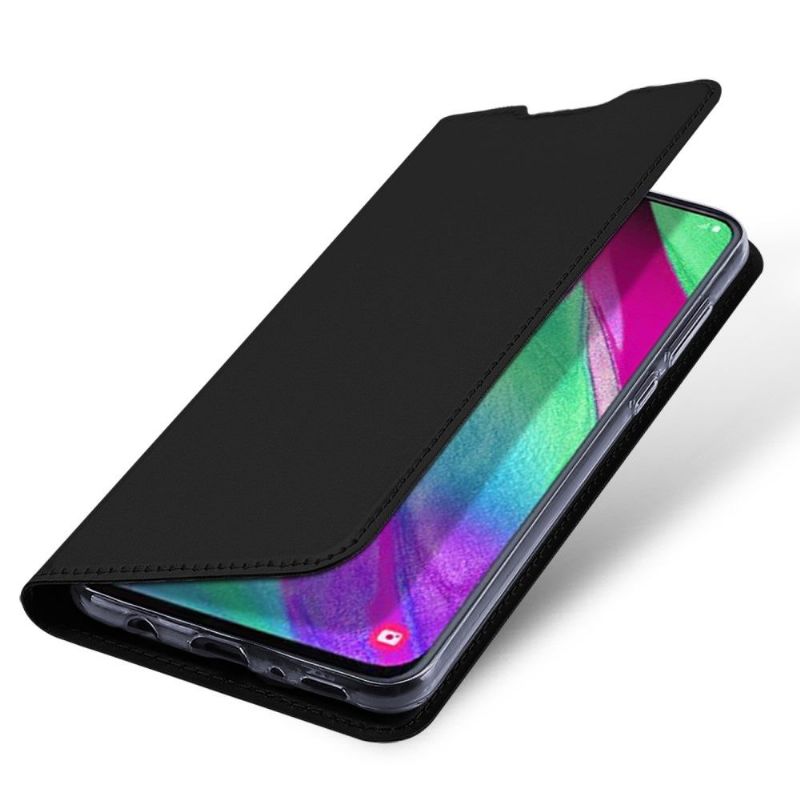 Pouzdra Na Samsung Galaxy A40 Obchodní Imitace Kůže