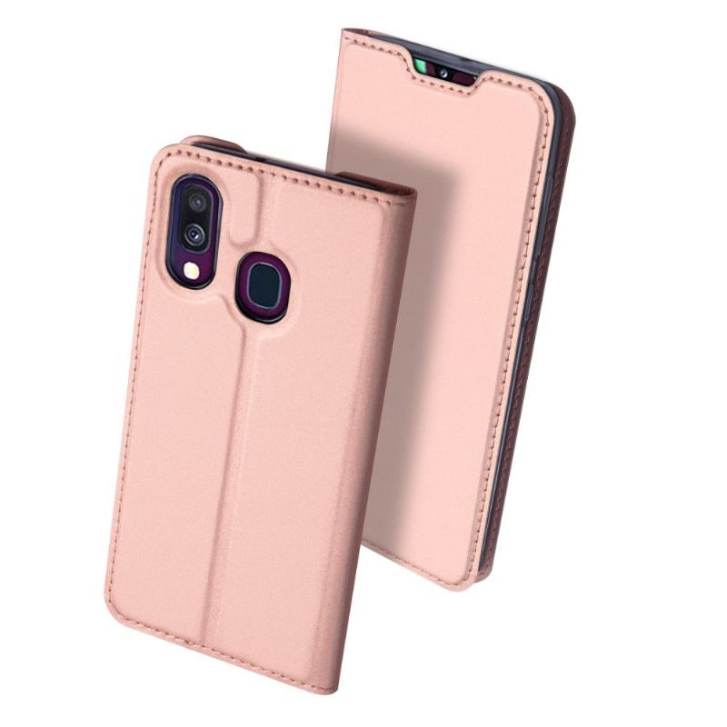 Pouzdra Na Samsung Galaxy A40 Obchodní Imitace Kůže