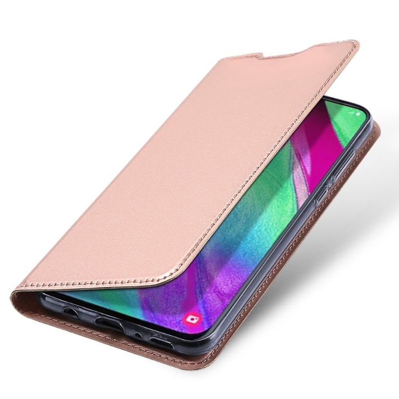 Pouzdra Na Samsung Galaxy A40 Obchodní Imitace Kůže