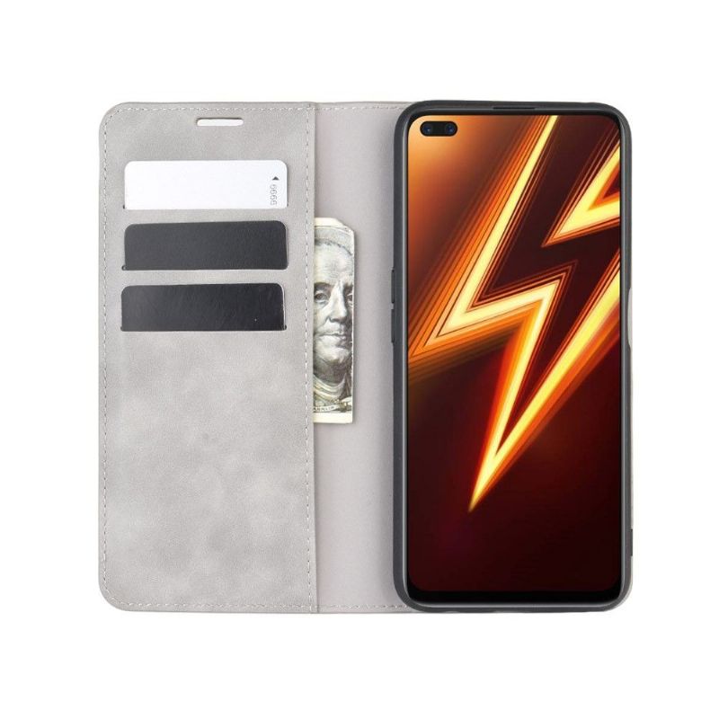 Flipové Pouzdro Na Realme 6 Pro Obchodní Retro