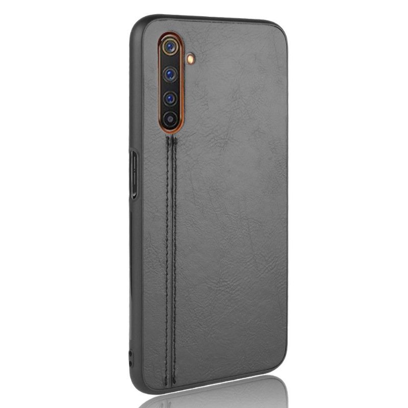 Kryt Na Realme 6 Pro Prošívání Koženým Efektem