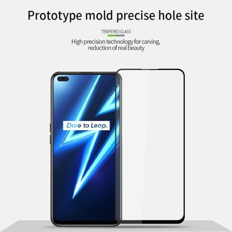 Ochrana Obrazovky Z Tvrzeného Skla Realme 6 Pro V Plné Velikosti