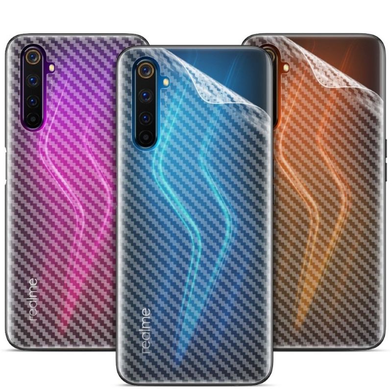 Uhlíkové Zadní Fólie Pro Realme 6 Pro (2 Kusy)