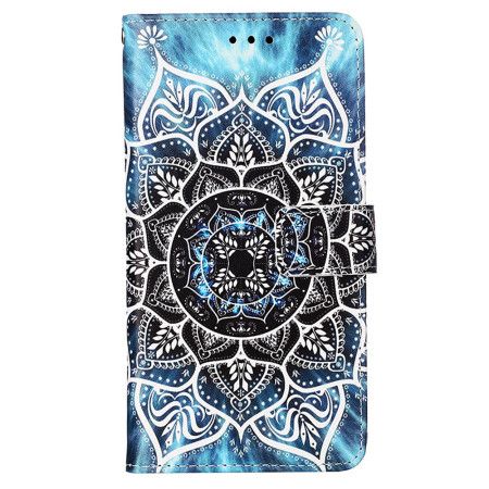 Kožený Kryt Oppo Reno 11 5g Mandala Květina S Popruhem