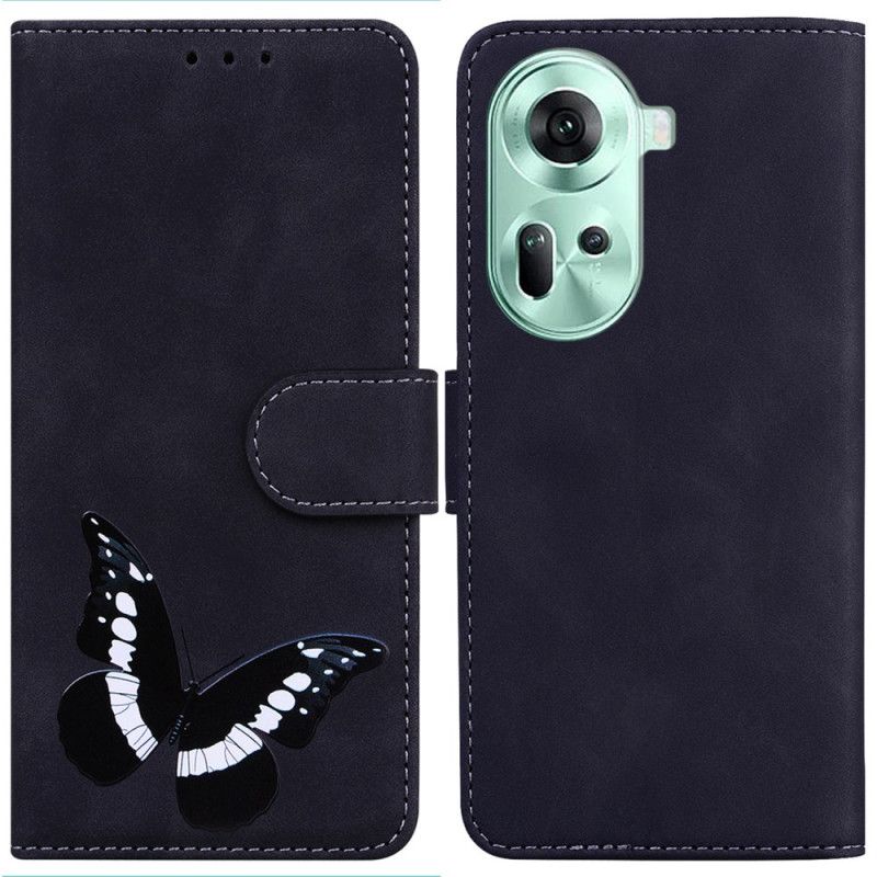 Kožený Kryt Oppo Reno 11 5g Motýl