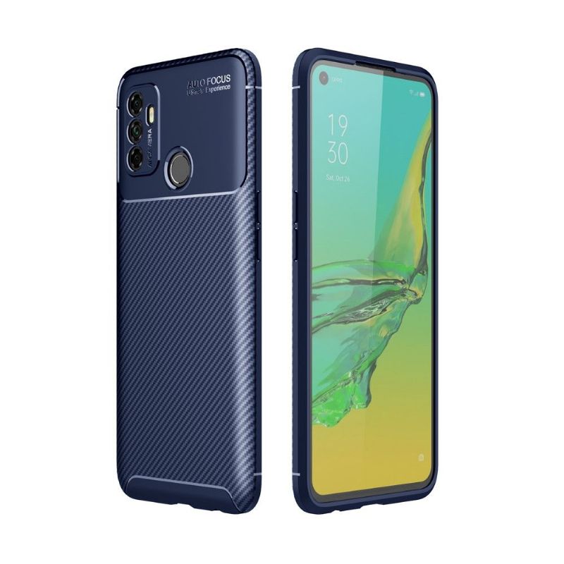 Kryt Na Oppo A53 Efekt Uhlíkových Vláken