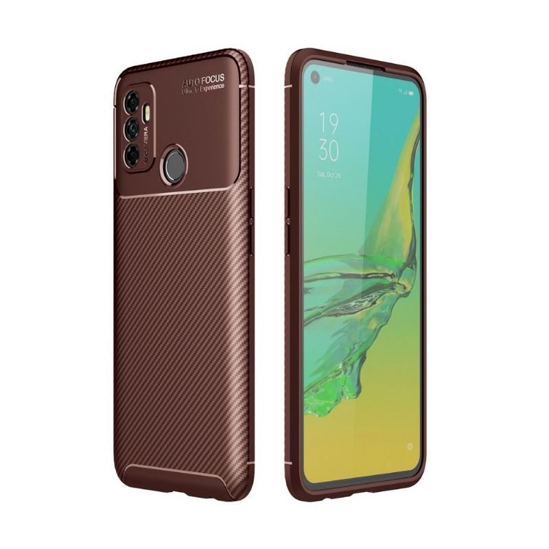 Kryt Na Oppo A53 Efekt Uhlíkových Vláken