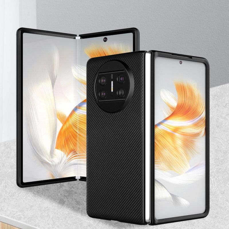 Kryt Huawei Mate X3 Tkaná Kůže Styl