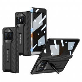 Kryt Na Huawei Mate X3 Ochranný Kryt Displeje A Stojánek Z Tvrzeného Skla Gkk