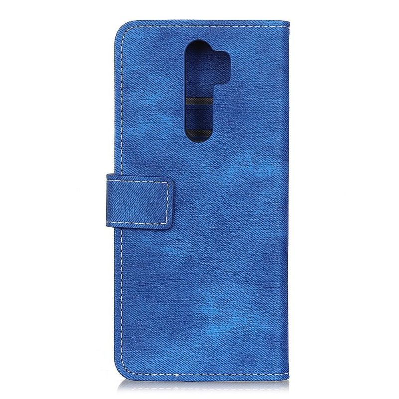 Flipové Pouzdro Na Xiaomi Redmi Note 8 Pro Látkový Potah Se Švy