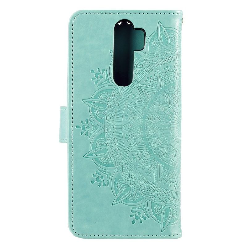 Flipové Pouzdro Na Xiaomi Redmi Note 8 Pro Sluneční Mandala Se Šňůrkou
