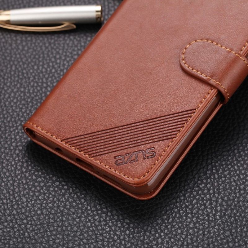 Flipové Pouzdro Na Xiaomi Redmi Note 8 Pro Umělá Kůže Azns