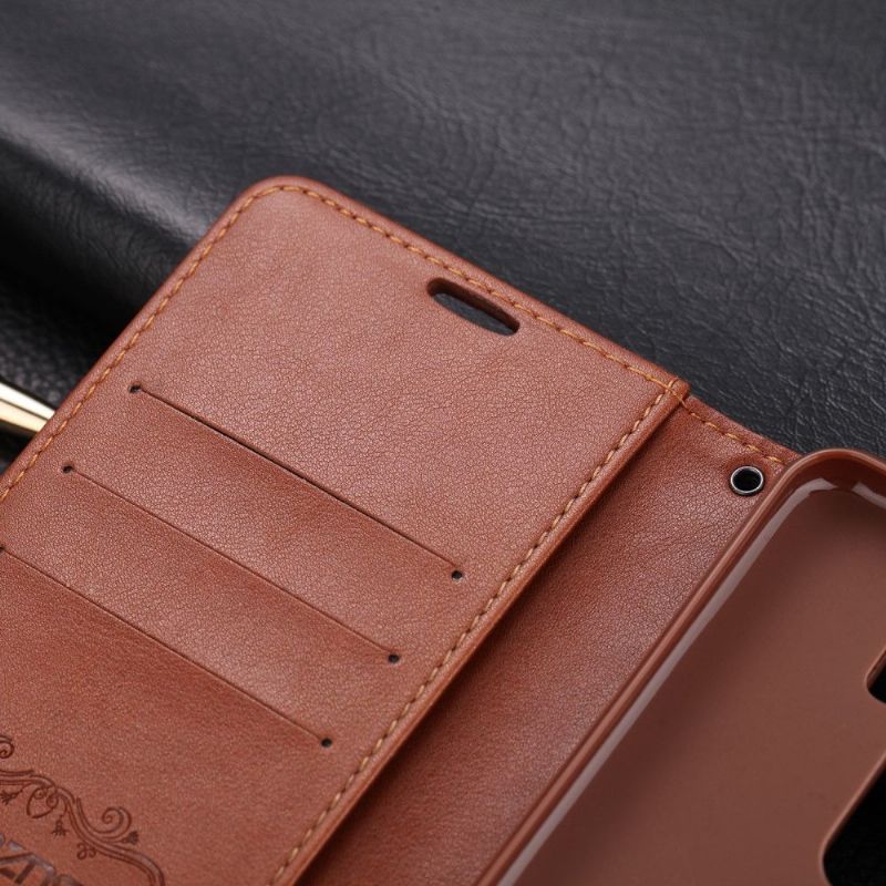 Flipové Pouzdro Na Xiaomi Redmi Note 8 Pro Umělá Kůže Azns