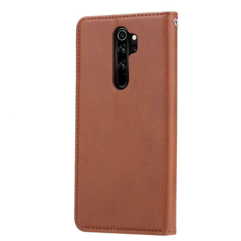 Kožené Pouzdro Na Xiaomi Redmi Note 8 Pro Pouzdro S Koženým Stojánkem