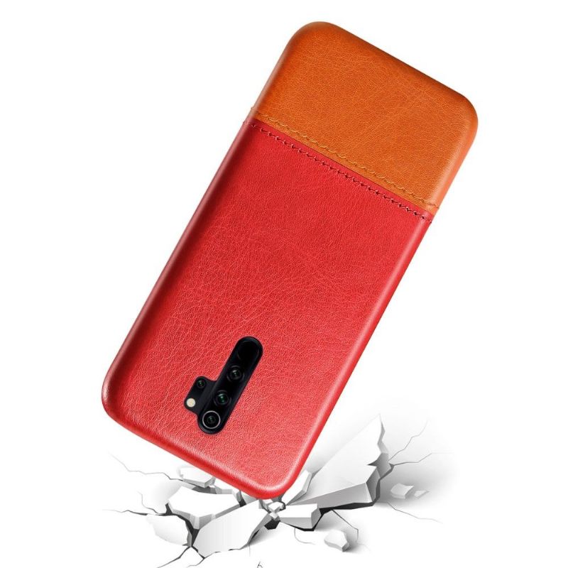Kryt Na Xiaomi Redmi Note 8 Pro Dvoubarevný Kožený Efekt