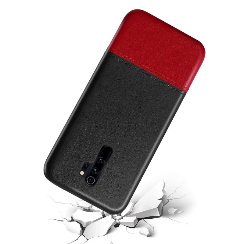 Kryt Na Xiaomi Redmi Note 8 Pro Dvoubarevný Kožený Efekt