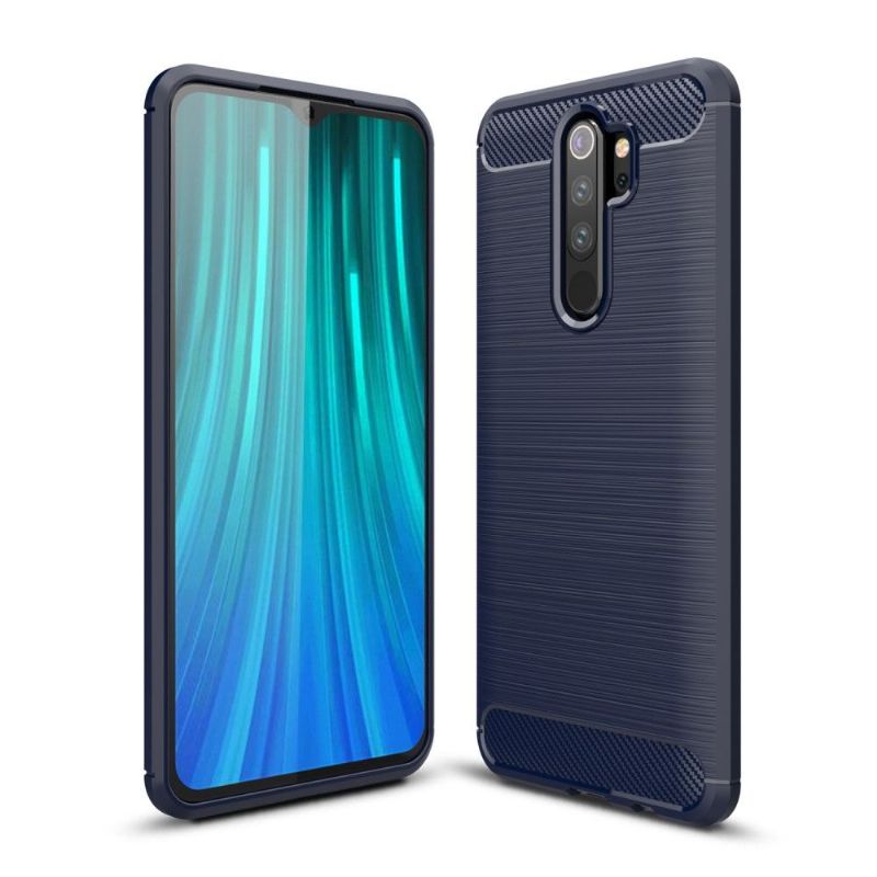 Kryt Na Xiaomi Redmi Note 8 Pro Uhlíkový Kartáčovaný Gel