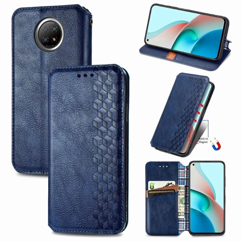 Flipové Pouzdro Na Xiaomi Redmi Note 9T Držák Karty Kub Design