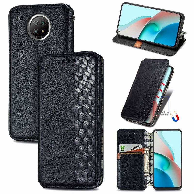 Flipové Pouzdro Na Xiaomi Redmi Note 9T Držák Karty Kub Design