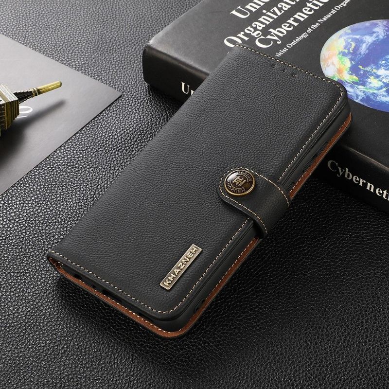 Flipové Pouzdro Na Xiaomi Redmi Note 9T Klasická Kůže Khazneh