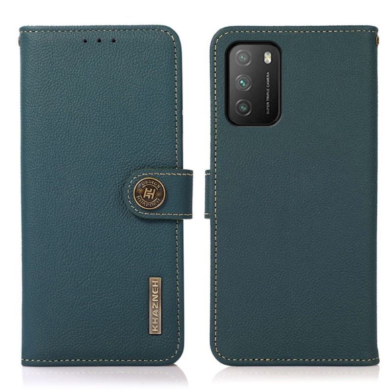 Flipové Pouzdro Na Xiaomi Redmi Note 9T Klasická Kůže Khazneh