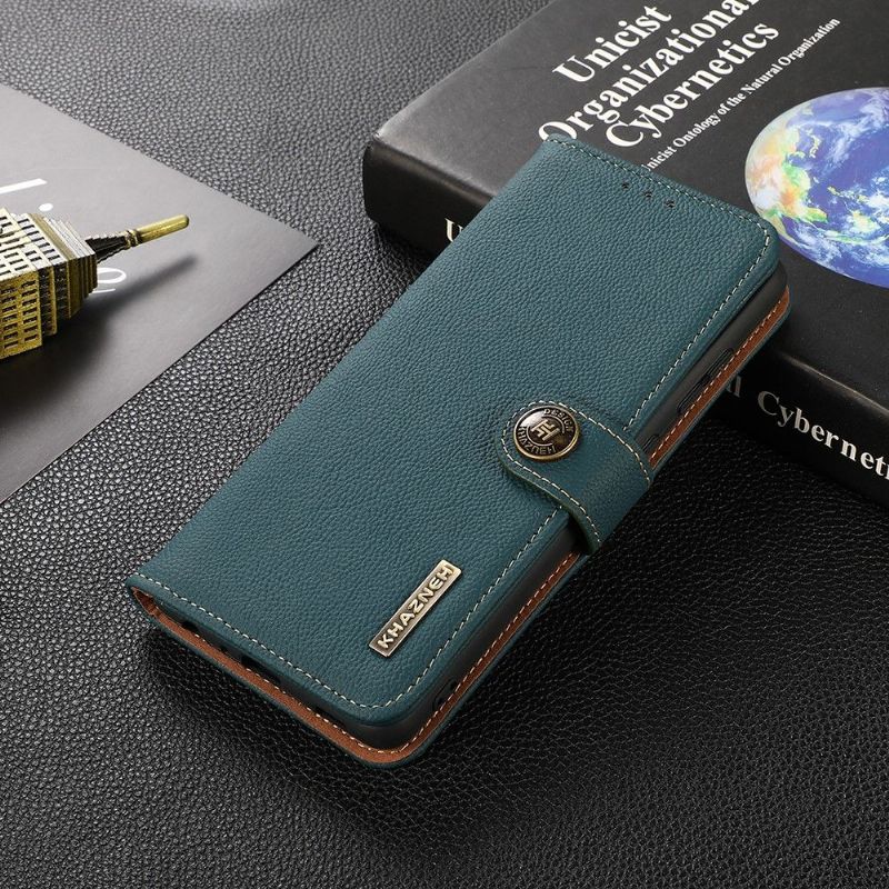 Flipové Pouzdro Na Xiaomi Redmi Note 9T Klasická Kůže Khazneh