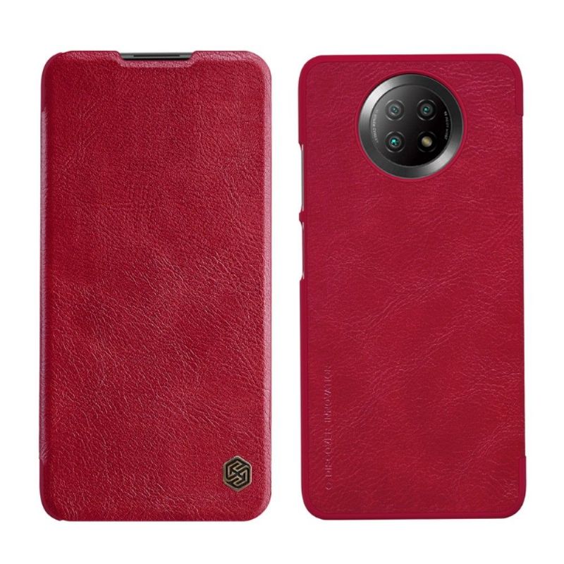 Flipové Pouzdro Na Xiaomi Redmi Note 9T Kožený Efekt Řady Qin