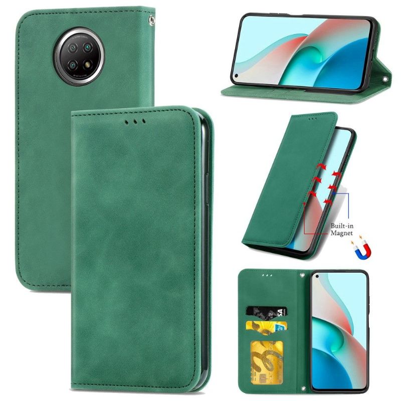 Flipové Pouzdro Na Xiaomi Redmi Note 9T Obchodní Retro