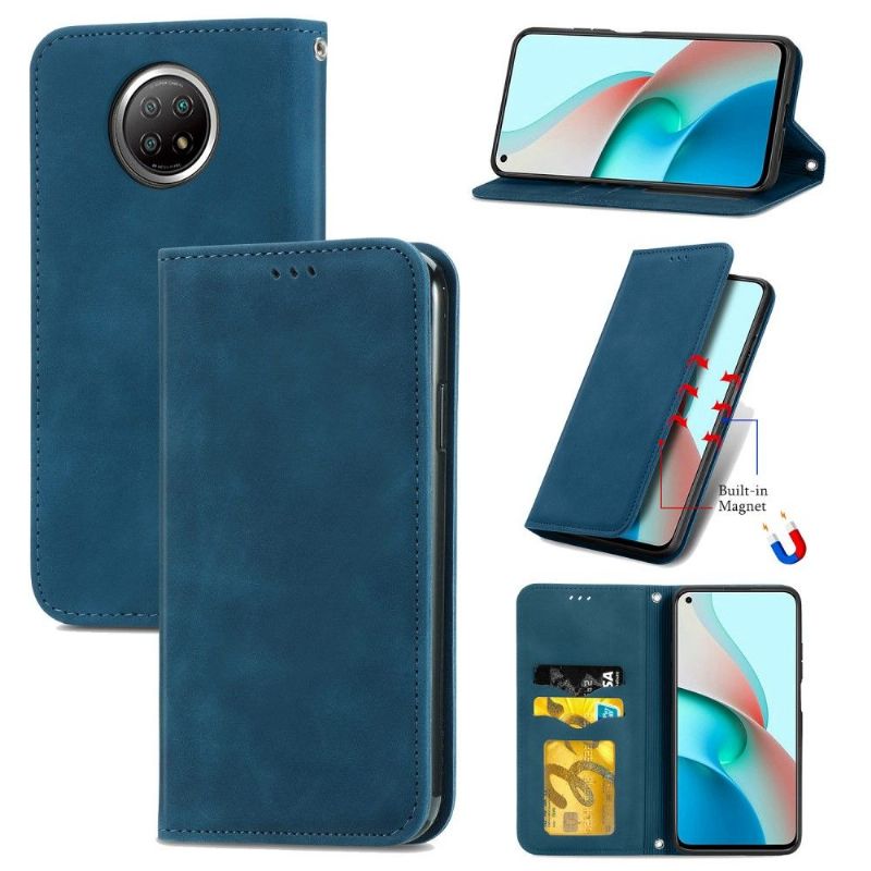 Flipové Pouzdro Na Xiaomi Redmi Note 9T Obchodní Retro