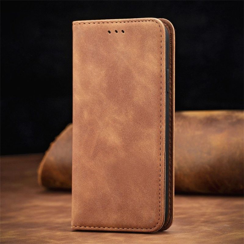 Flipové Pouzdro Na Xiaomi Redmi Note 9T Obchodní Retro
