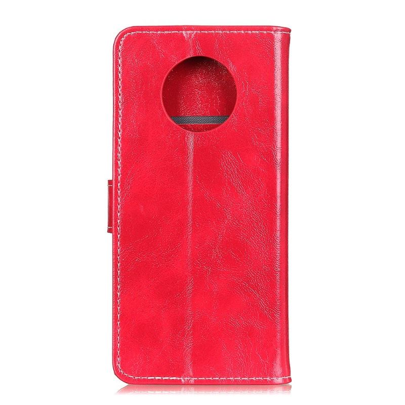 Flipové Pouzdro Na Xiaomi Redmi Note 9T Prošívání S Luxusním Koženým Efektem