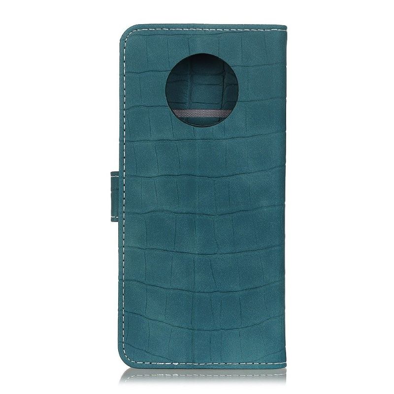 Flipové Pouzdro Na Xiaomi Redmi Note 9T Vzhled Imitace Kůže Croc