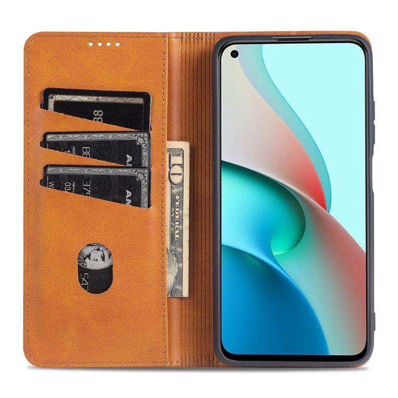Pouzdra Na Xiaomi Redmi Note 9T Flipové Pouzdro Umělá Kůže Azns