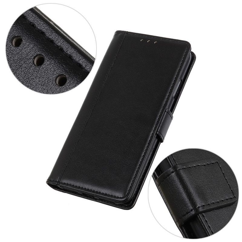 Flipové Pouzdro Na Moto G200 5G Barevné Provedení Štípaná Kůže