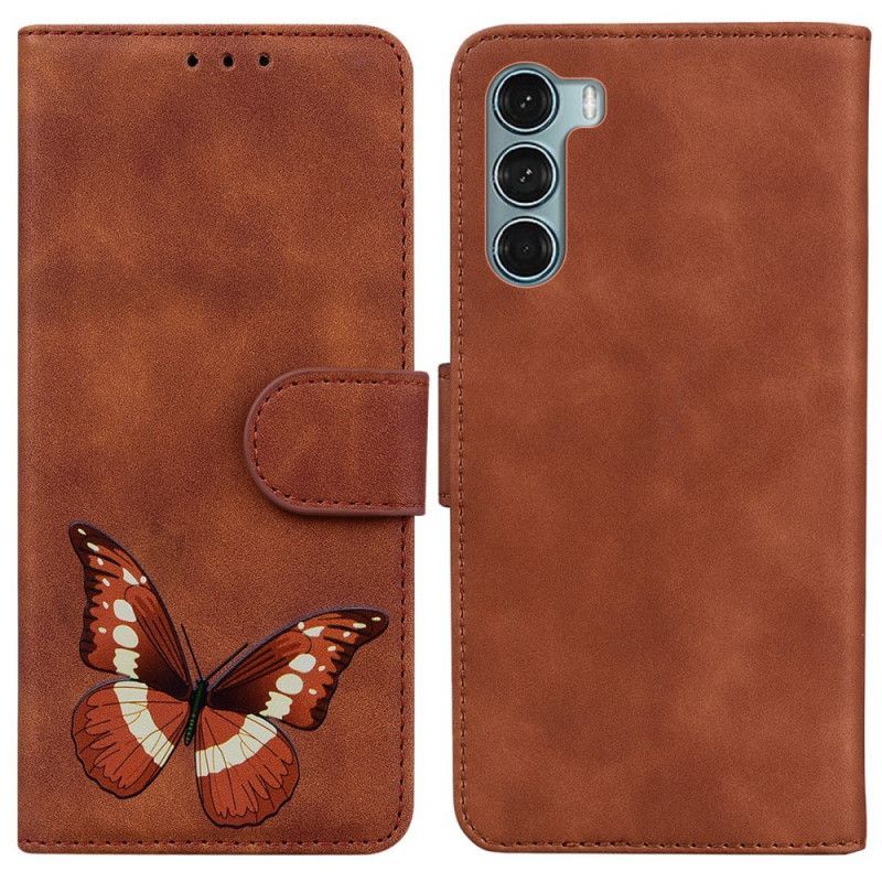 Flipové Pouzdro Na Moto G200 5G Skin-touch Butterfly