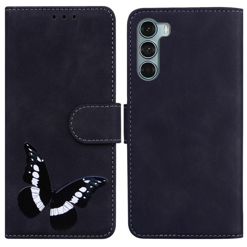 Flipové Pouzdro Na Moto G200 5G Skin-touch Butterfly
