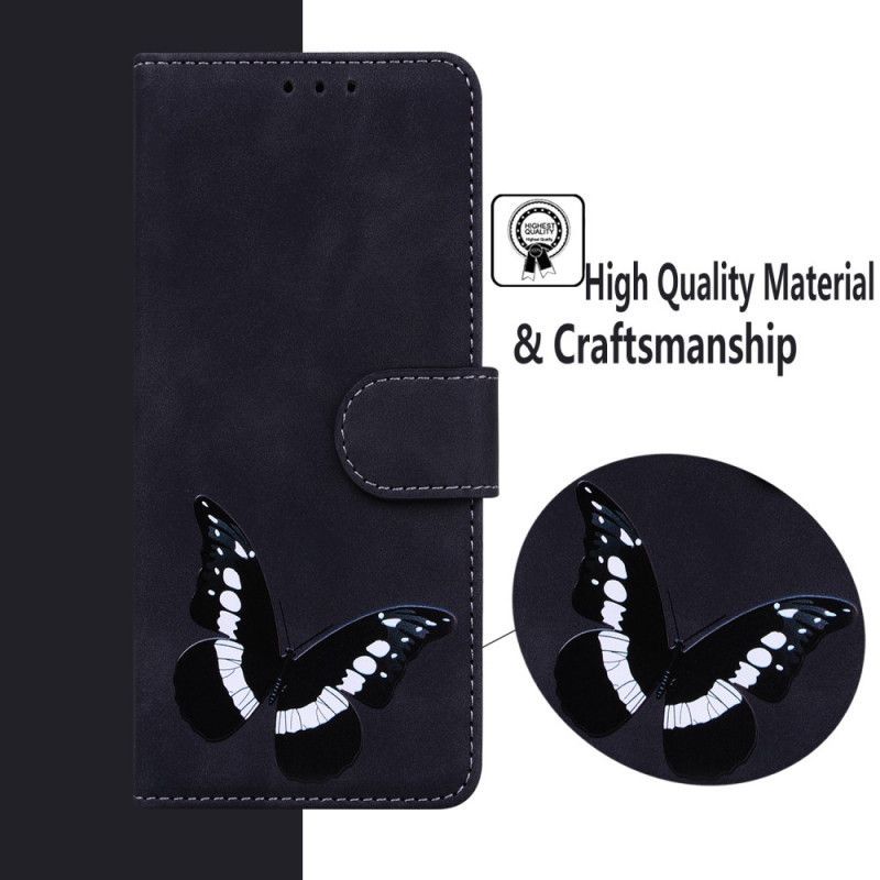 Flipové Pouzdro Na Moto G200 5G Skin-touch Butterfly
