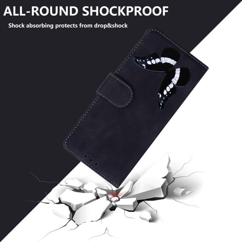 Flipové Pouzdro Na Moto G200 5G Skin-touch Butterfly