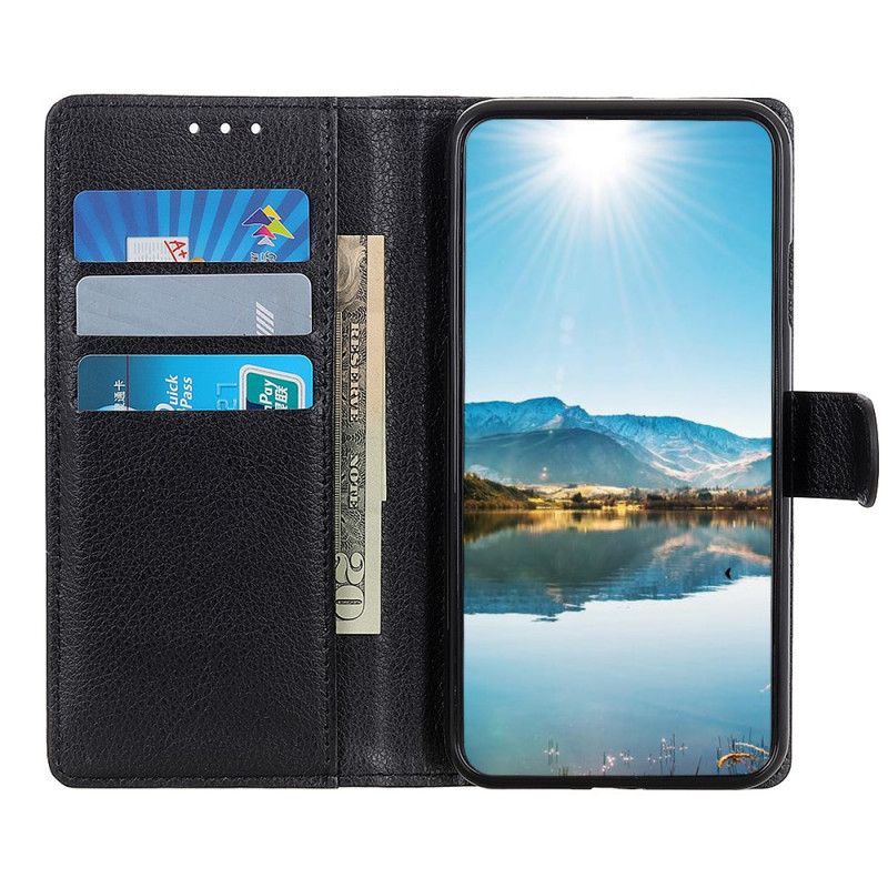 Kožené Pouzdro Na Moto G200 5G Tradičně Liči