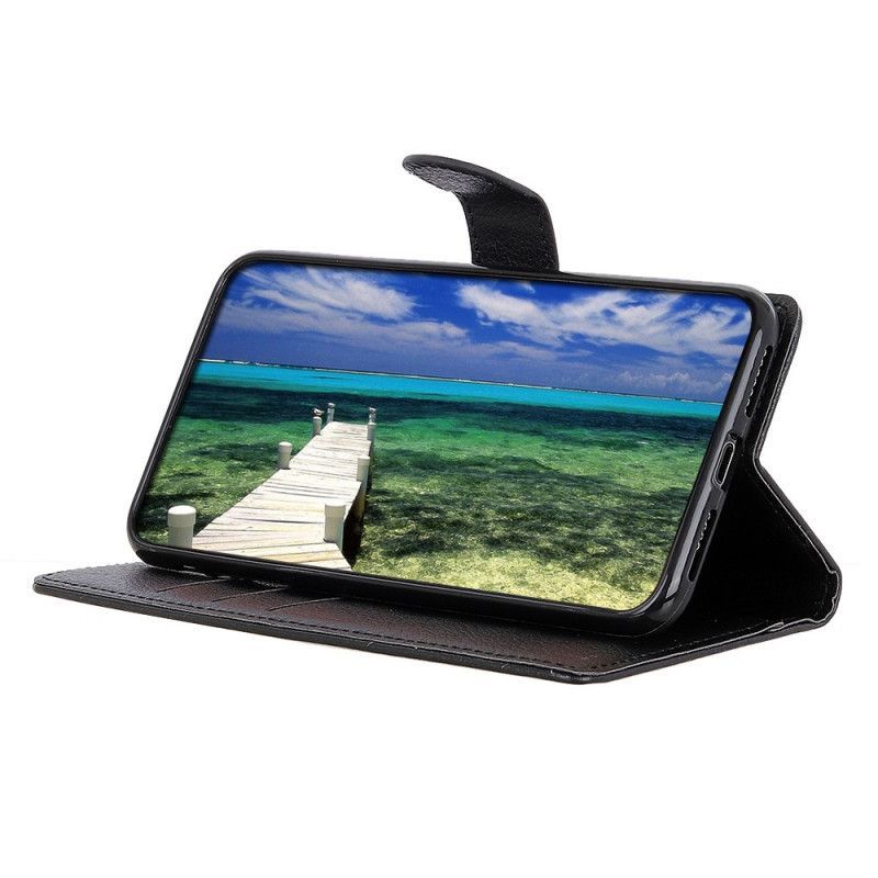 Kožené Pouzdro Na Moto G200 5G Tradičně Liči