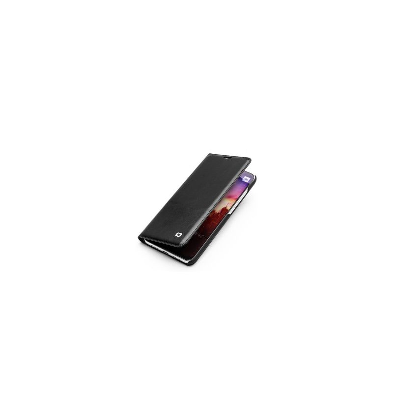 Flipové Pouzdro Na Xiaomi Mi 8 Originální Kůže Qialino - Černá