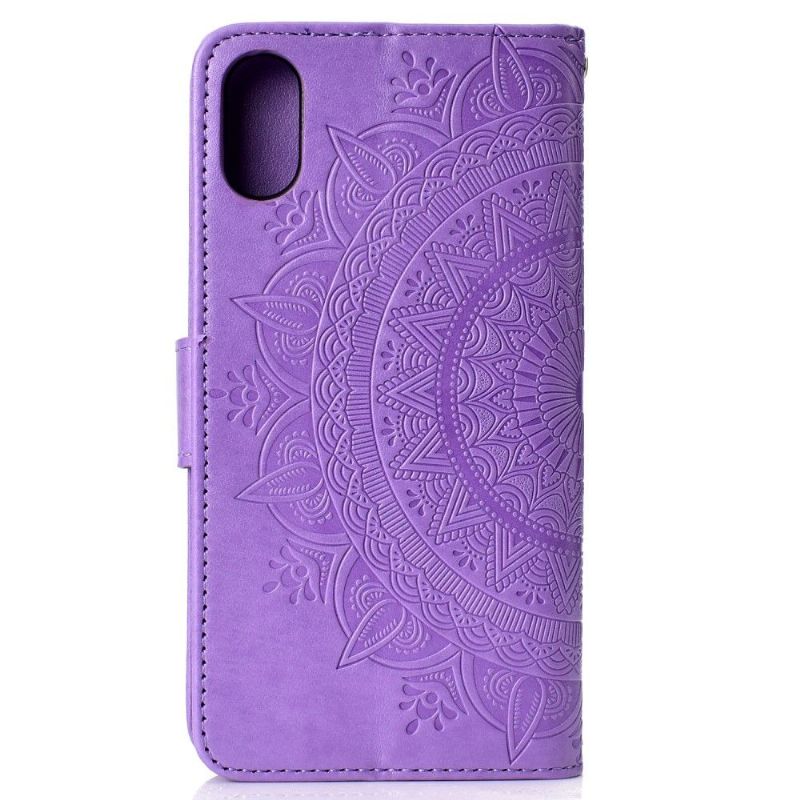 Flipové Pouzdro Na Xiaomi Redmi 9A Reliéfní Mandala