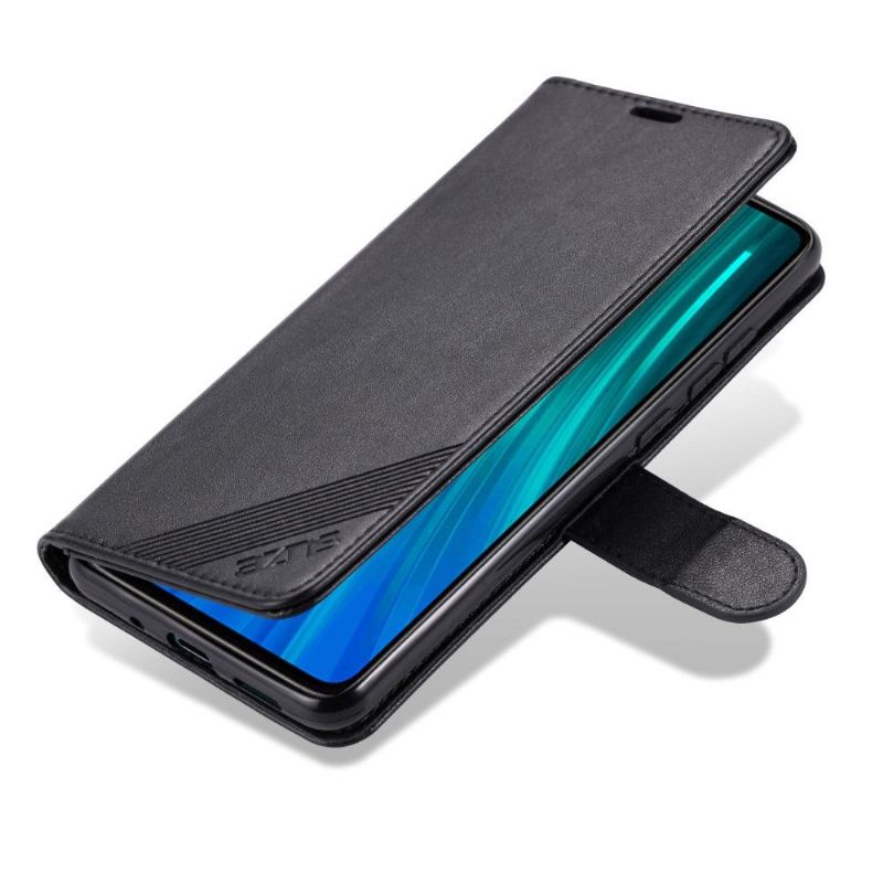 Flipové Pouzdro Na Xiaomi Redmi 9A Retro Kožený Efekt Azns