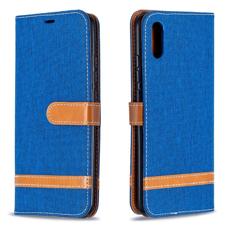 Kožené Pouzdro Na Xiaomi Redmi 9A Látkový Potah