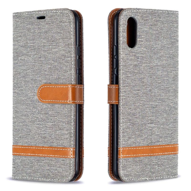 Kožené Pouzdro Na Xiaomi Redmi 9A Látkový Potah