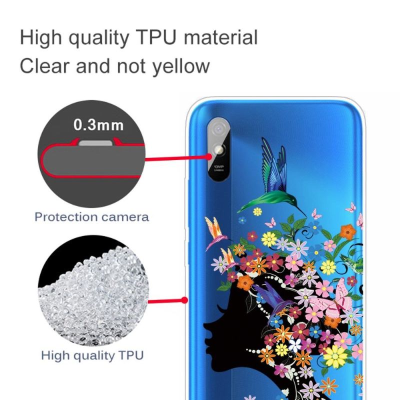 Kryt Na Xiaomi Redmi 9A Květ Kolibříka
