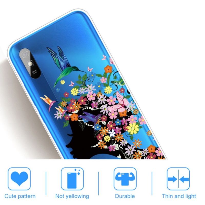 Kryt Na Xiaomi Redmi 9A Květ Kolibříka