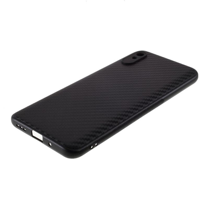 Kryt Na Xiaomi Redmi 9A Vzhled Uhlíkových Vláken