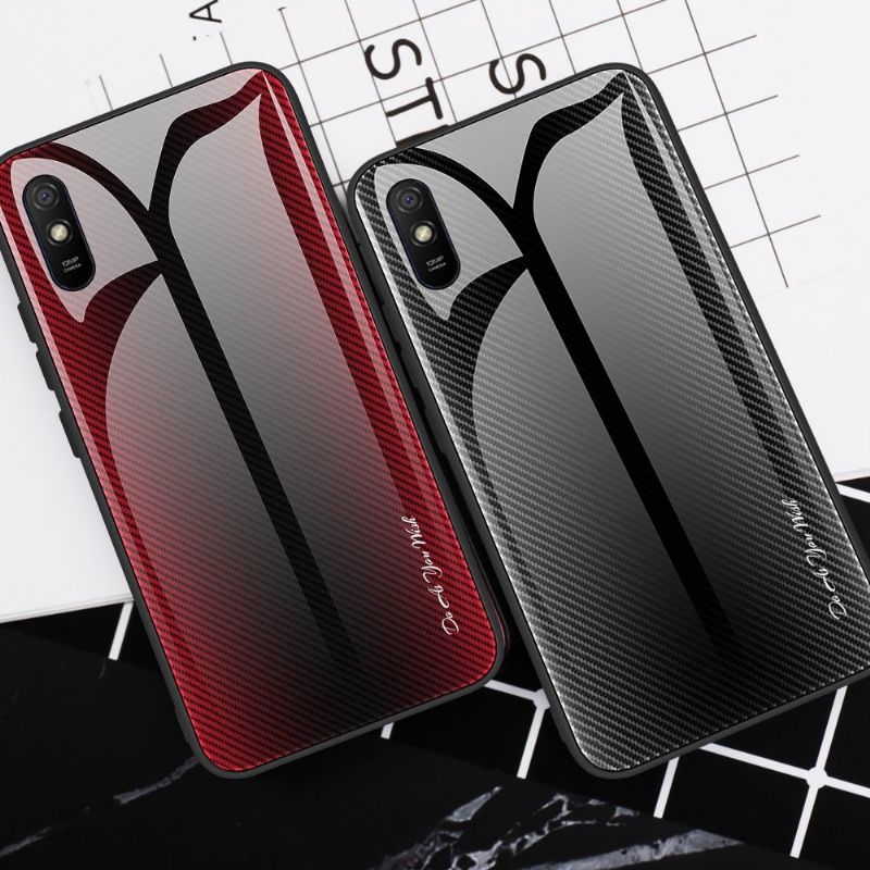 Kryt Na Xiaomi Redmi 9A Zadní Strana Z Uhlíkového Skla