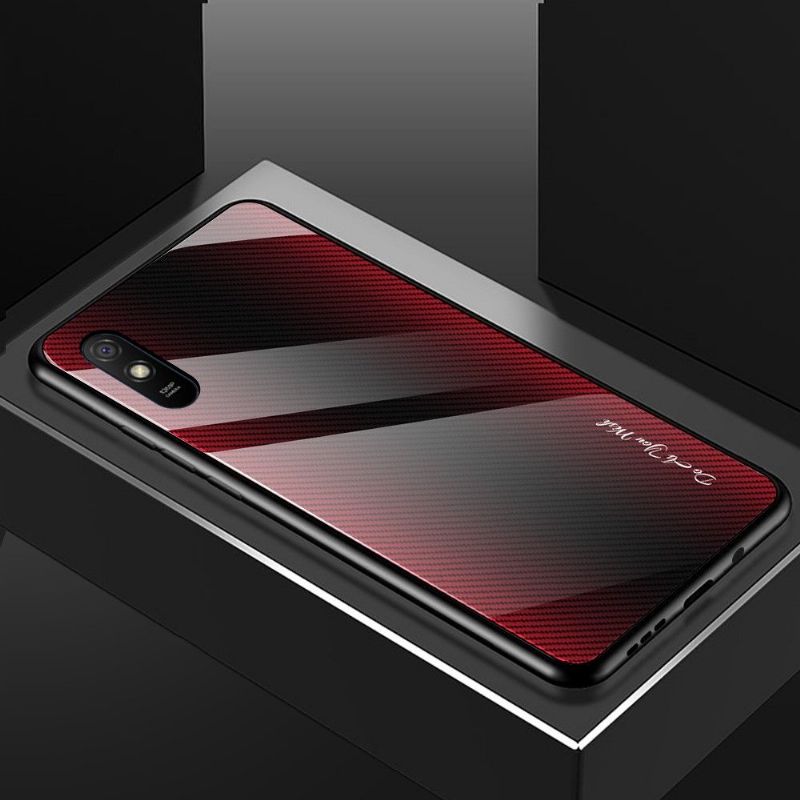 Kryt Na Xiaomi Redmi 9A Zadní Strana Z Uhlíkového Skla